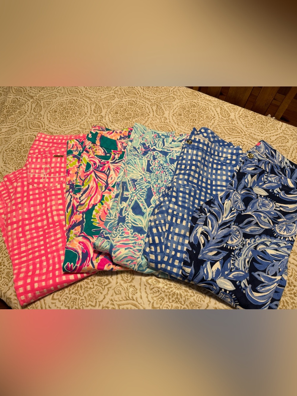 lilly pulitzer Colorful pants women’s size 8 lot excellent condition